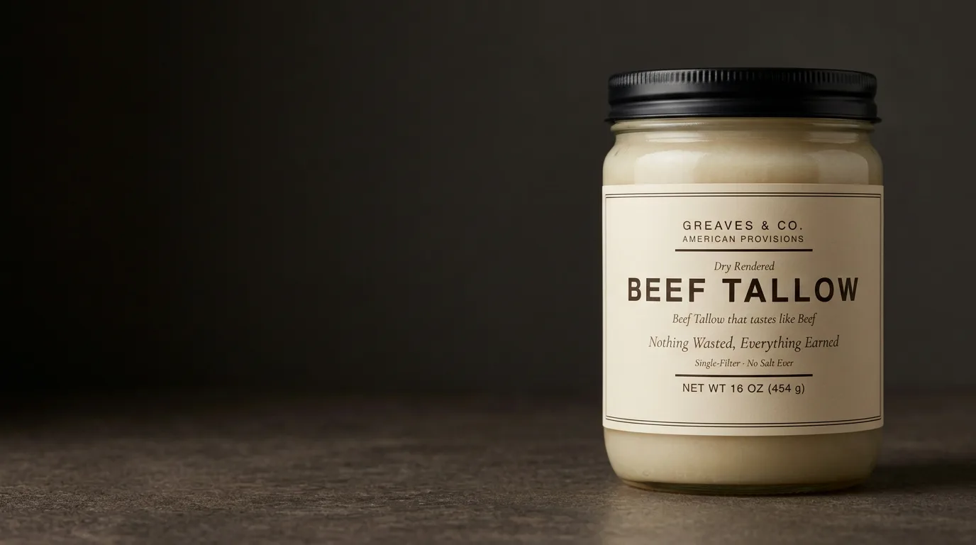 Greaves beef tallow