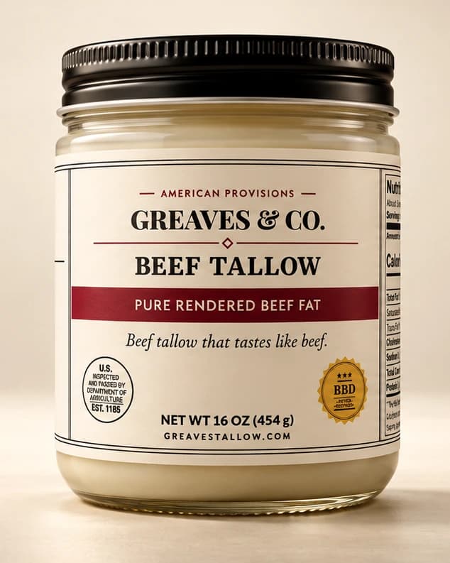 Greaves beef tallow