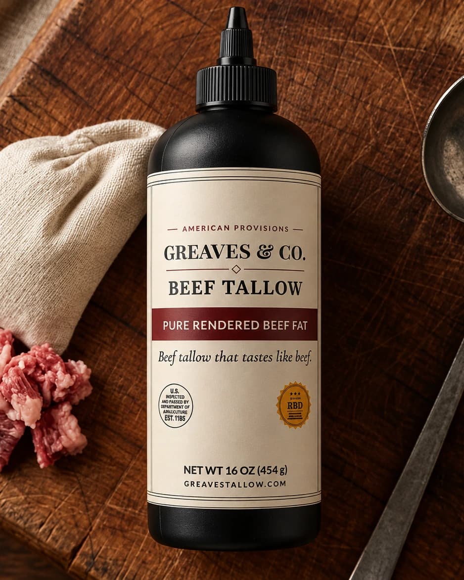 Greaves label detail